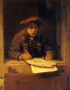 Self portrait Samuel van hoogstraten